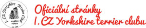 Logo: I. CZ yorkshire terrier klub