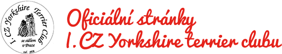 Logo: I. CZ yorkshire terrier klub