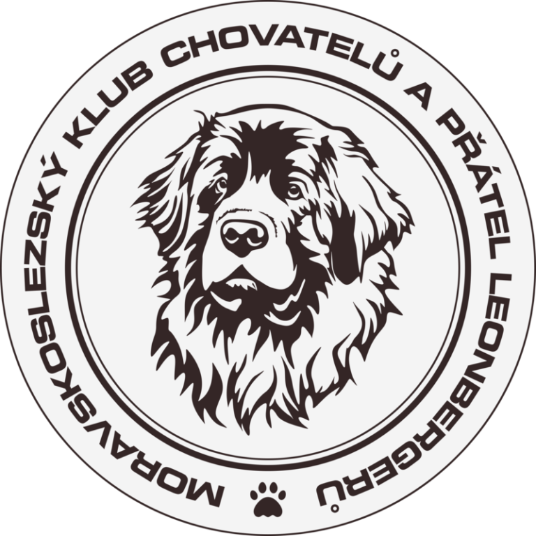 Logo: Moravskoslezský klub chovatelů a přátel leonbergerů, z. s.